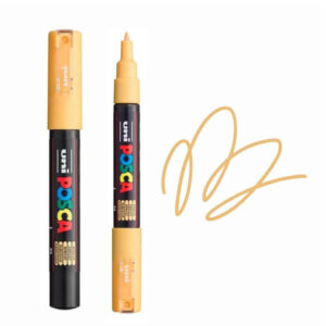 UNI POSCA MARKER PC-1M 11 Žuti Posca marker sa poklopcem i bez poklopca