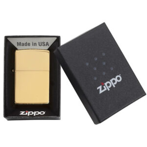 ZIPPO UPALJAČ SOLID BRASS HIGH POLISH 254B 3 254b 2