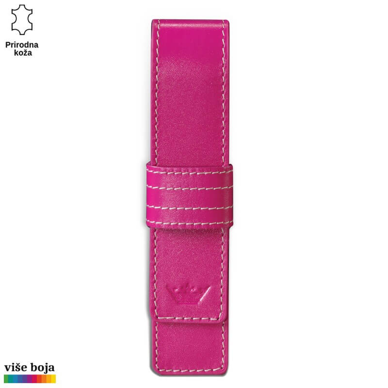 305roze Kaiš od ružičaste kože sa brendom Princ Leather