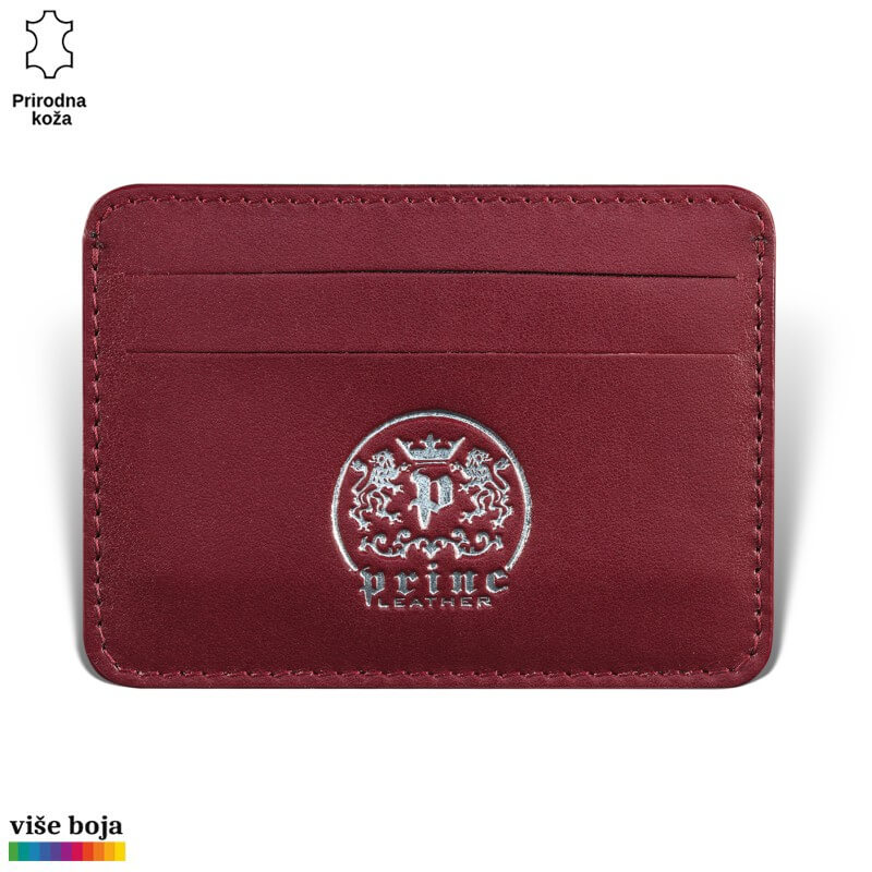 320bordo Etui za kartice u kog staju 4 kartice, bordo boje