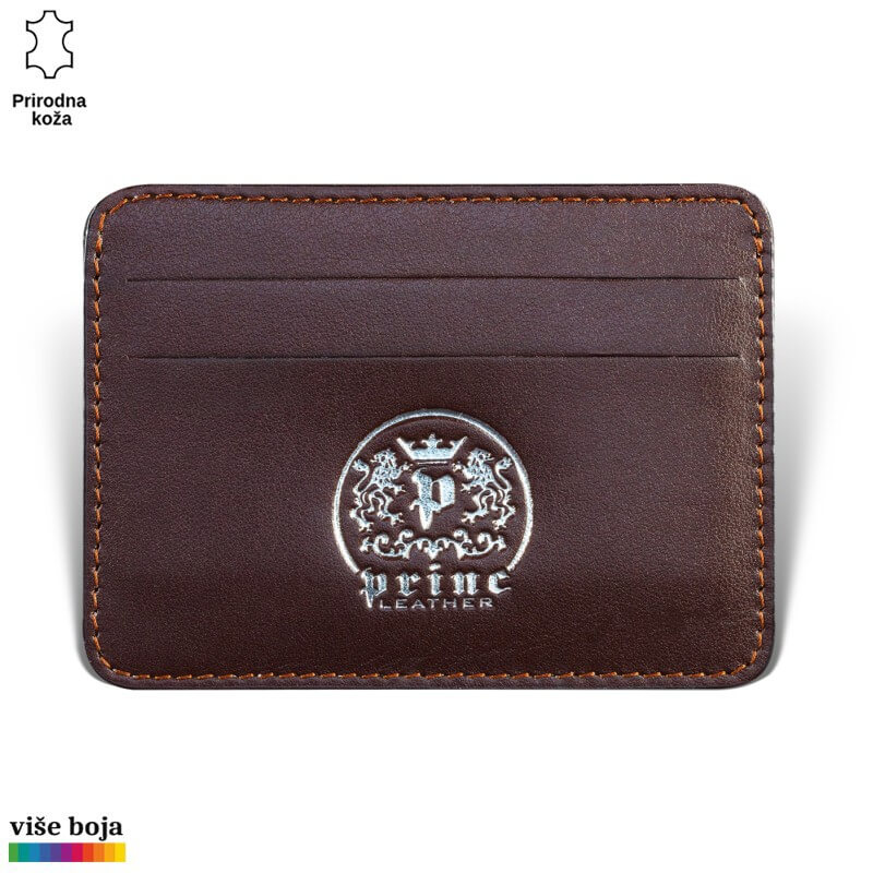 320braon Etui za kartice u kog staju 4 kartice, braon boje