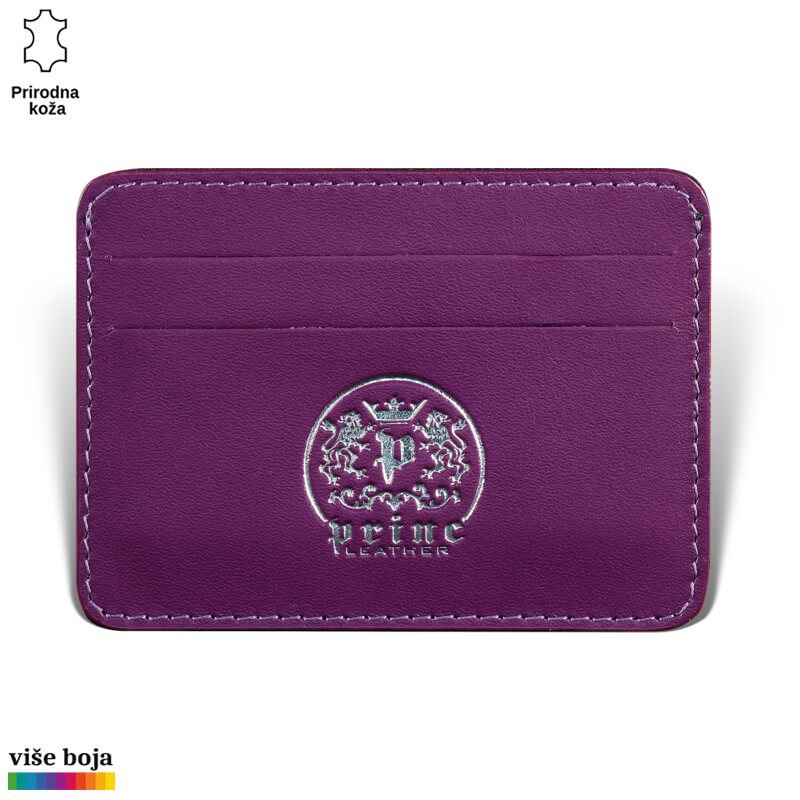 320ljub Etui za kartice u kog staju 4 kartice, ljubicaste boje