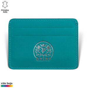 FUTROLA ZA 4 KARTICE I PAPIRNI NOVAC 4 Etui za kartice u kog staju 4 kartice, tirkizne boje