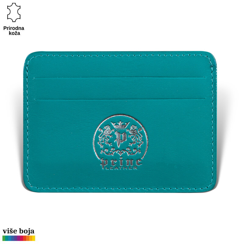 320tirkiz Etui za kartice u kog staju 4 kartice, tirkizne boje