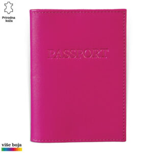 Futrola za pasos roze boje, kozna