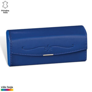 FUTROLA ZA NAOČARE TVRDA 10 Plava kožna torbica brenda Princ Leather