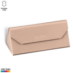 SKLOPIVA FUTROLA ZA NAOČARE 12 Bež futrola od prirodne kože brenda Princ Leather