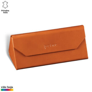 SKLOPIVA FUTROLA ZA NAOČARE 8 Braon kožna torbica brenda Princ Leather