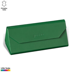 SKLOPIVA FUTROLA ZA NAOČARE 15 Zeleno kožno etui za naočare Princ Leather.