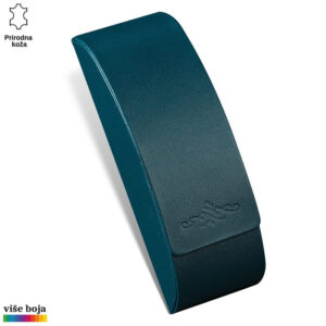 Dodatak za pojas Princ Leather od prirodne kože u plavoj boji.