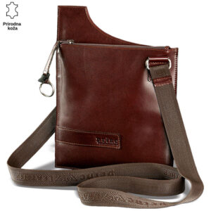 Torba od prirodne kože sa utisnutim logom brenda Princ Leather