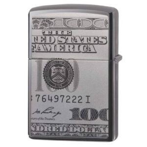 ZIPPO UPALJAČ BLACK ICE CURRENCY 49025 2 49025 1