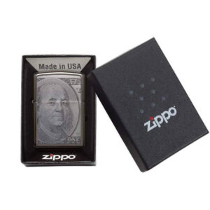ZIPPO UPALJAČ BLACK ICE CURRENCY 49025 3 49025 2