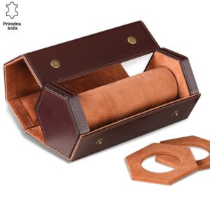 KUTIJA ZA SATOVE 3 Kutija za satove u braon boji, otvorena