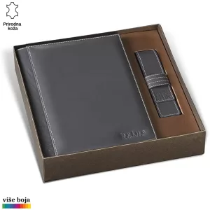 Elegantni poklon set od prirodne kože