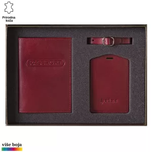 Putni set od crvene kože