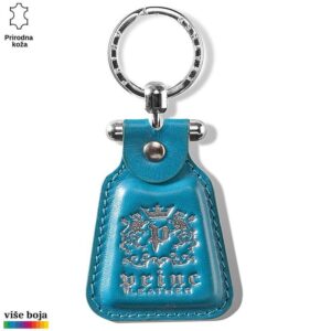 Ključni privezak od tirkizne prirodne kože