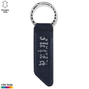 Privezak od prirodne kože crne boje