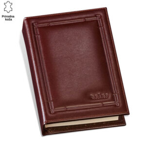 Kožna sveska u braon boji