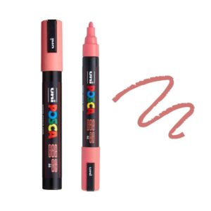 UNI POSCA MARKER PC-5M 15 Dve Posca markere boje breskve