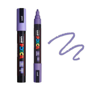 UNI POSCA MARKER PC-5M 17 Dva ljubičasta Posca markera