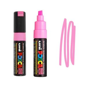 UNI POSCA MARKER PC-8K 10 Dve Posca markera u fluorescentnoj roze boji