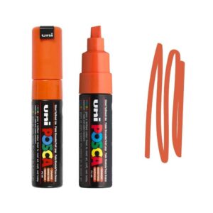 UNI POSCA MARKER PC-8K 19 Dva narandžasta markera marke Posca