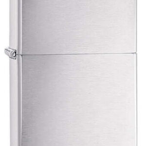 Zippo upaljač brush chrome 200, sive boje