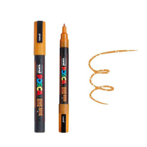 UNI POSCA MARKER PC-3ML 4 Posca narandžasti marker sa finim vrhom