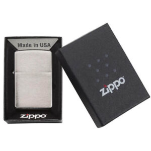 Zippo upaljač srebrni brush chroome u poklon kutiji