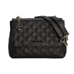 Falco kozna zenska torba 4071 crne boje sa rebrastim printom