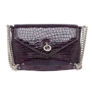 Zenska kozna torba falco 4065 ljubicaste boje