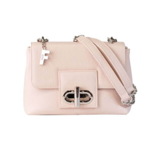Falco house zenska kozna torba svetlo roze boje