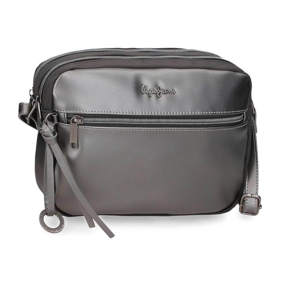 pepe-jeans-torba-7085443-1 Pepe jeans zenska torba na rame sivo crne boje