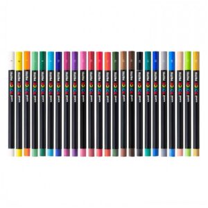 POSCA SET VOŠTANE PASTELE KP-100 1/24 3 Pastelne posca vostane boje 24 komada