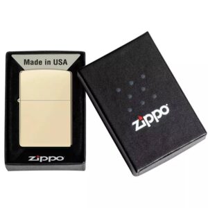 ZIPPO UPALJAČ HIGH POLISH CHAMPAGNE 46682 2 Zippo champagne u crnoj poklon kutiji