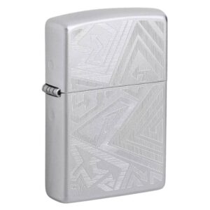 ZIPPO UPALJAČ LINED ARROVS 46481 1 Zippo lined arrows upaljac srebrne boje sa linijama po upaljacu