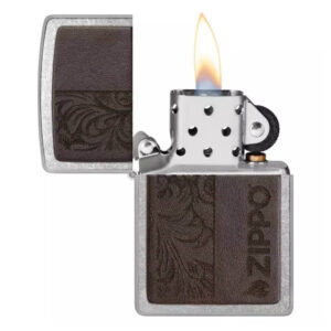 ZIPPO UPALJAČ EMBLEM BRAON 46920 2 Upaljeni zippo upaljac emblem braon