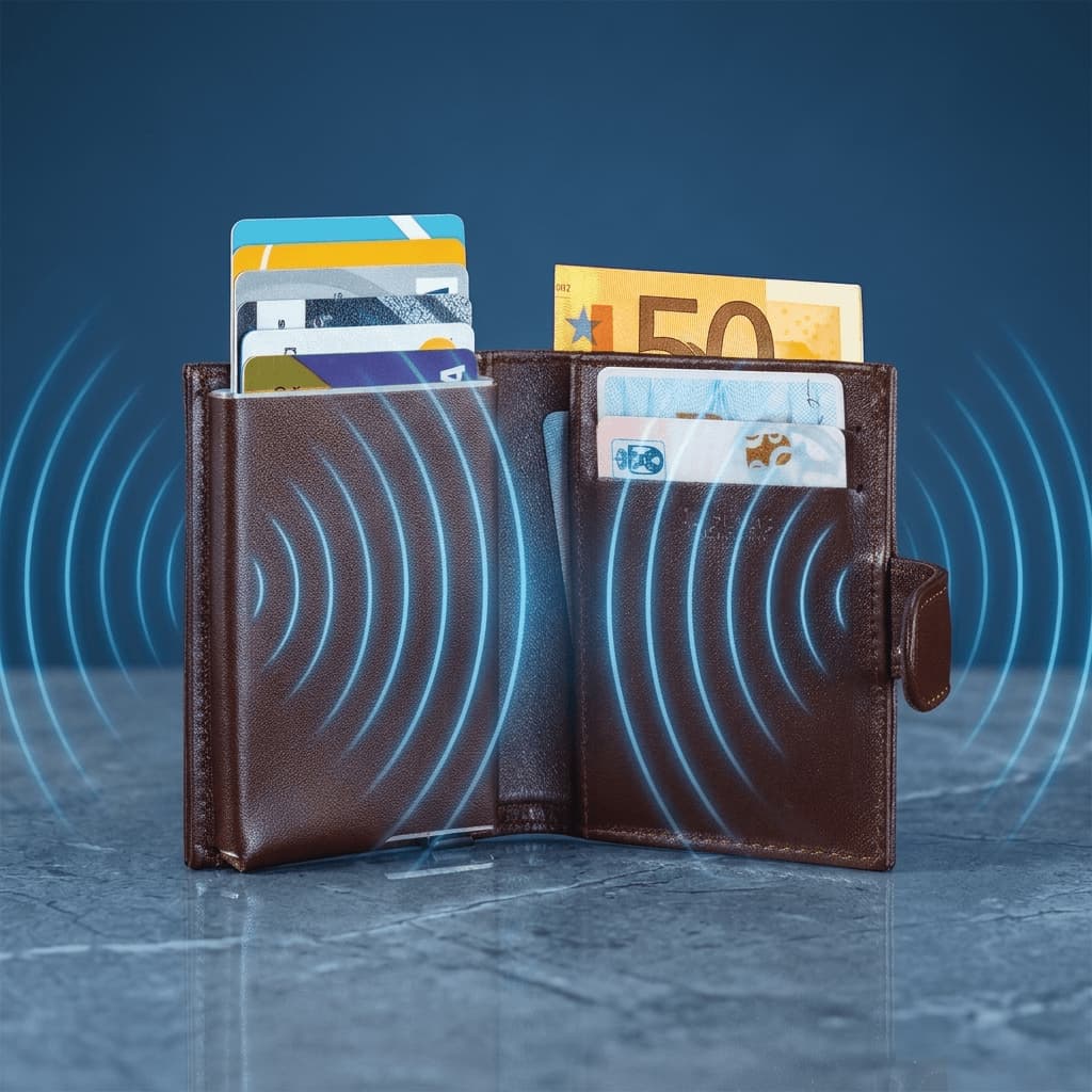 Novcanik sa rfid zastitom za kartice.